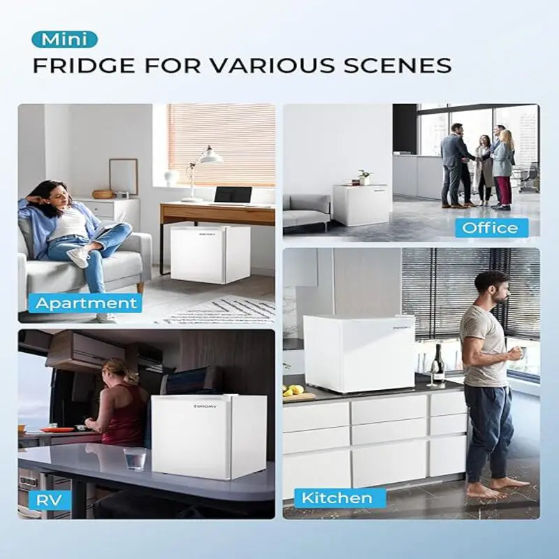 46L Mini refrigerator & Reversible Door Energy Saving Bedroom/office