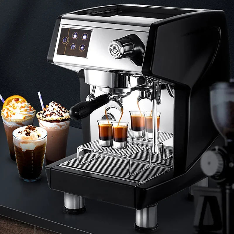 Coffee Maker CRM3200C/D Commercial Italian Semi-automatic Coffee Machine Freshly Ground Espresso Milk Tea Coffee Shop Equipment