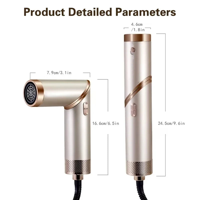5 in 1 Hair Dryer Brush Brushless High Speed Hair Dryer with Diffuser Ionic Blow Dryer Hot Air Styling Comb Auto Hair Curler