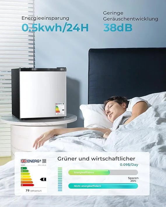 46L Mini refrigerator  & Reversible Door Energy Saving Bedroom/office