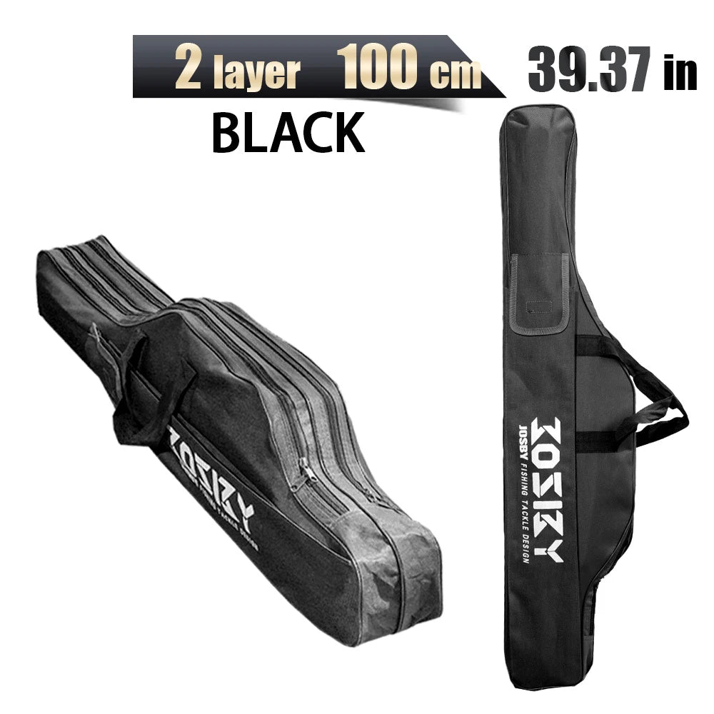 PROXPEHigh Quality Multi-purpose Oxford Cloth foldable Fishing Rod Bags Fishing Pole Tools Fishing Gear Tools 60-150/152/180CM