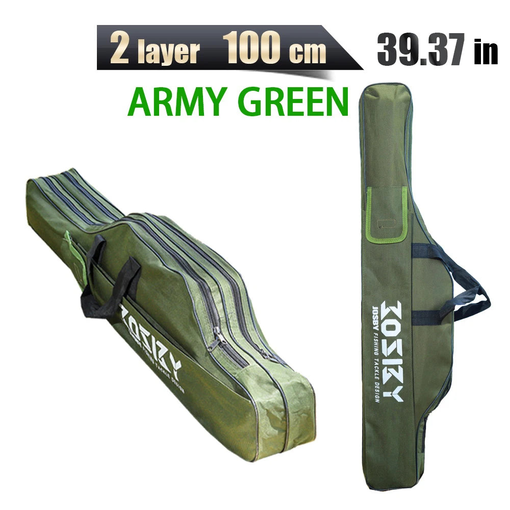 PROXPEHigh Quality Multi-purpose Oxford Cloth foldable Fishing Rod Bags Fishing Pole Tools Fishing Gear Tools 60-150/152/180CM