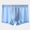 Custom Logo Men Boxer Briefs Factory Wholesale Ice Silk Breathable Underwear Seamless Male Panties OEM ODM Soft Man Underpants