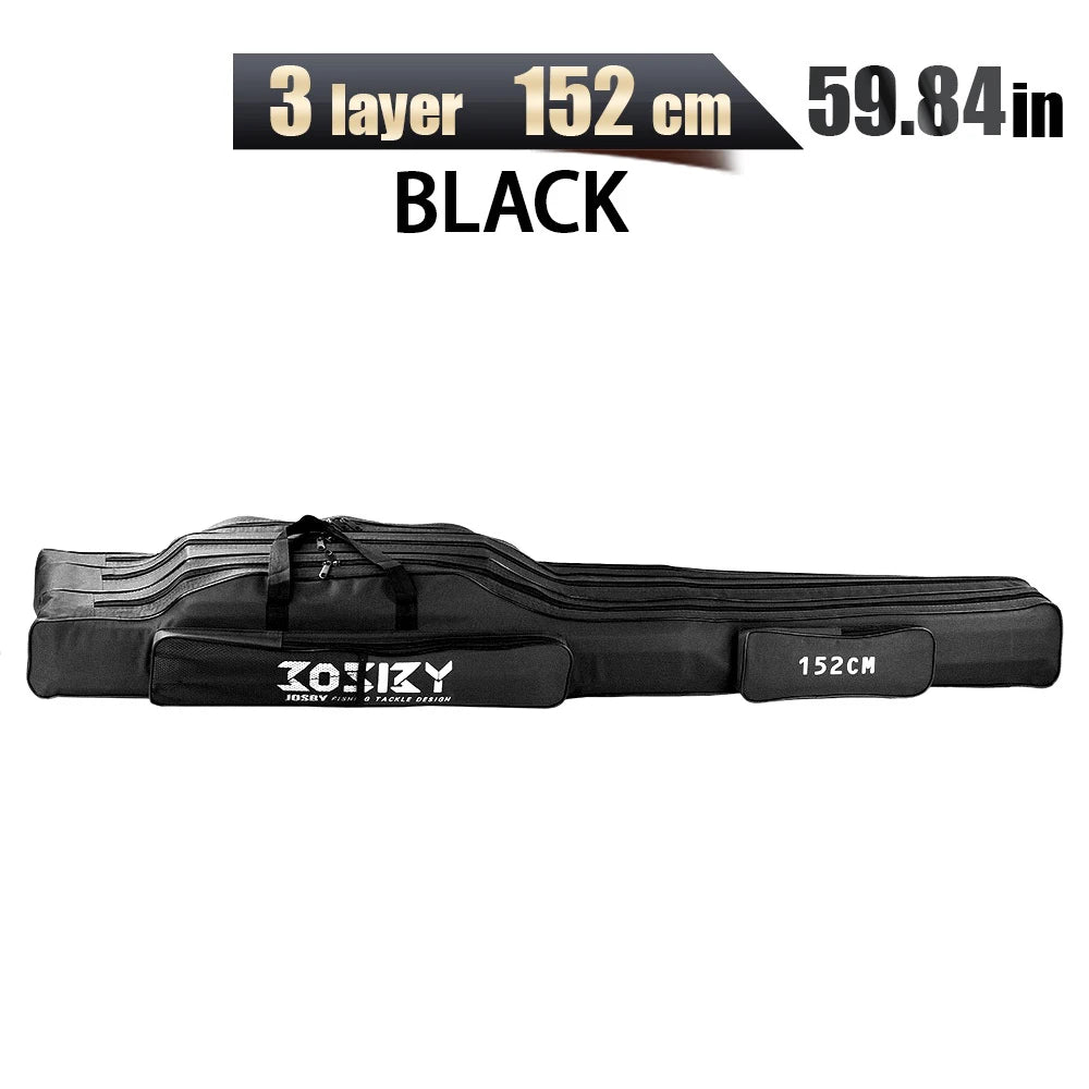 PROXPEHigh Quality Multi-purpose Oxford Cloth foldable Fishing Rod Bags Fishing Pole Tools Fishing Gear Tools 60-150/152/180CM