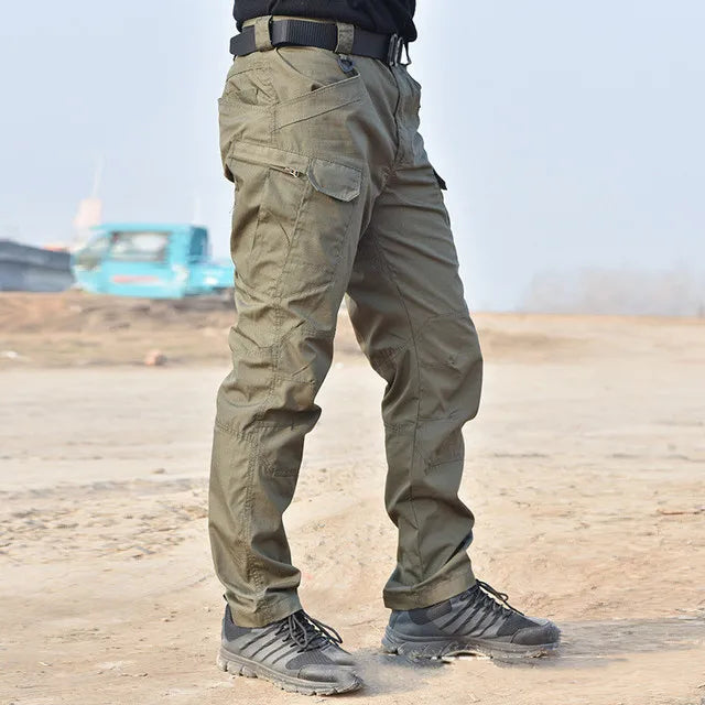 IX9 City Military Tactical Pants Men SWAT Combat Army Pants Casual Men Hikling Pants Outdoor Camping Cargo Waterproof Pants