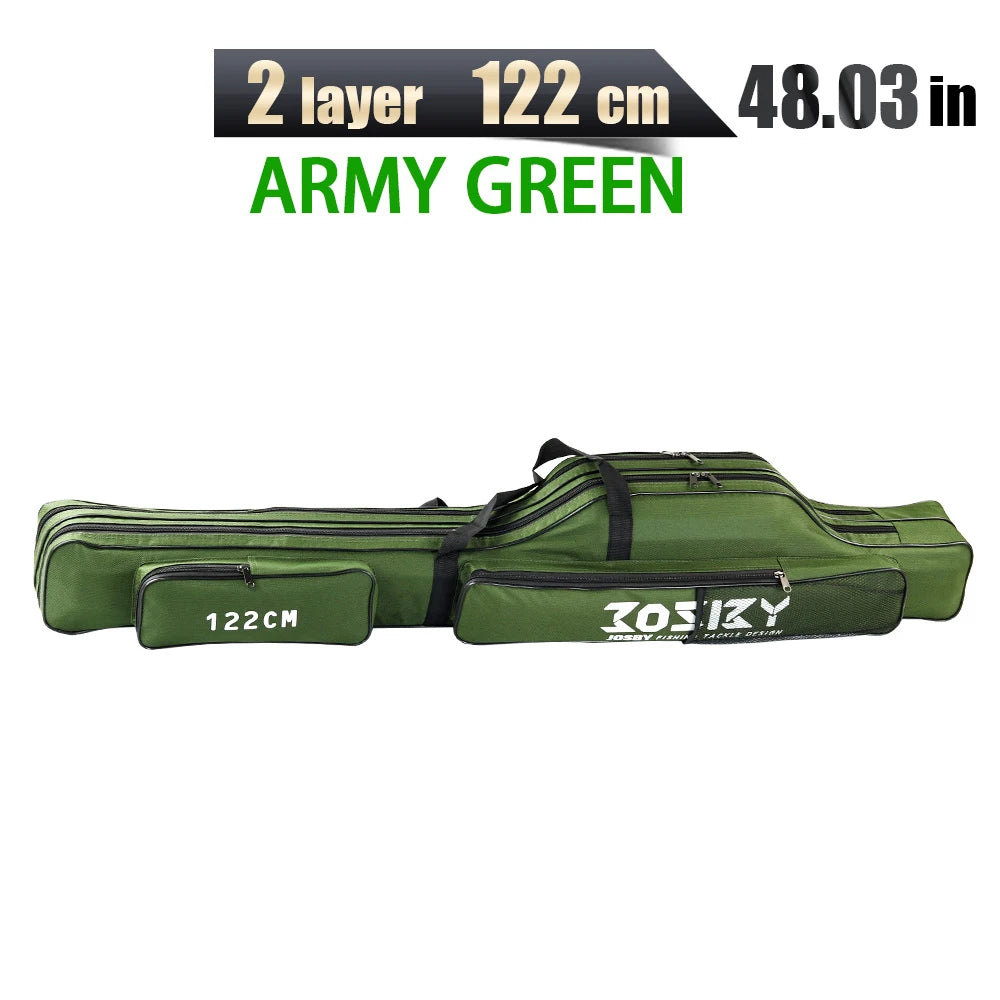 PROXPEHigh Quality Multi-purpose Oxford Cloth foldable Fishing Rod Bags Fishing Pole Tools Fishing Gear Tools 60-150/152/180CM