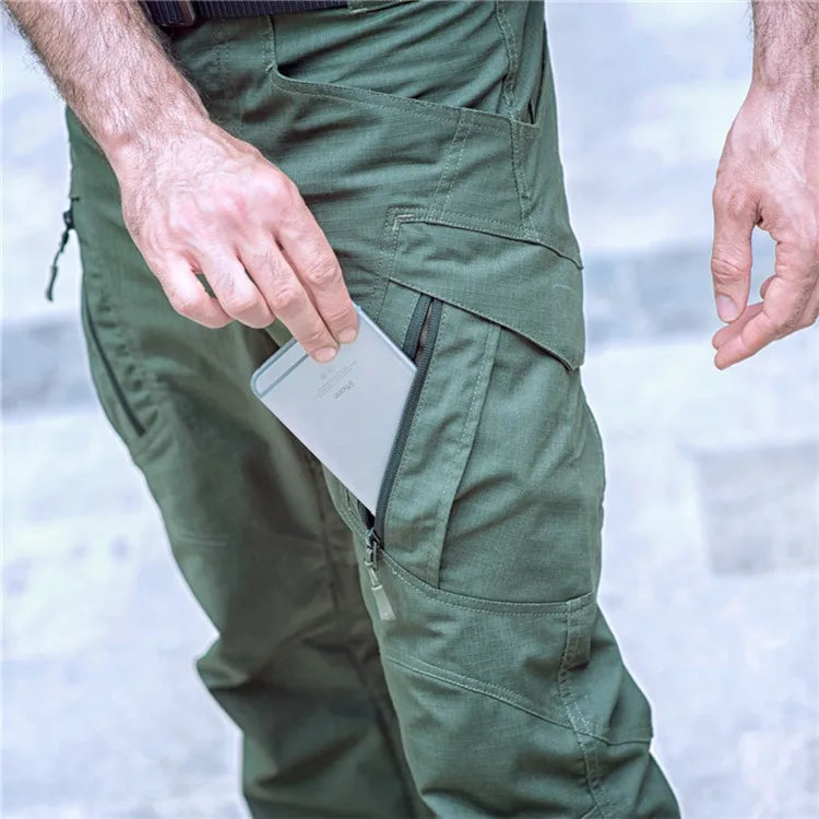 IX9 City Military Tactical Pants Men SWAT Combat Army Pants Casual Men Hikling Pants Outdoor Camping Cargo Waterproof Pants