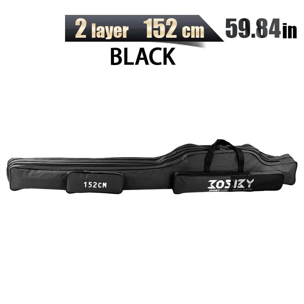 PROXPEHigh Quality Multi-purpose Oxford Cloth foldable Fishing Rod Bags Fishing Pole Tools Fishing Gear Tools 60-150/152/180CM