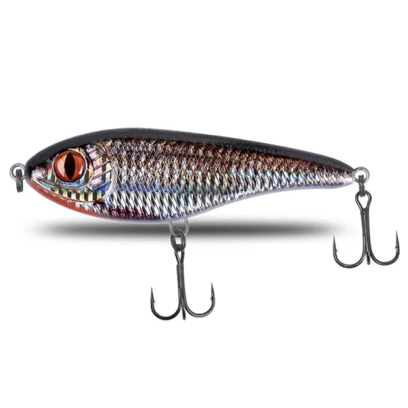 TSUYOKI Musky Jerkbaits Slow Sinking Slider Lures 90mm/105mm Loud Sound Crankbaits Westin Lure Jerkbait Fishing for Pike Walleye