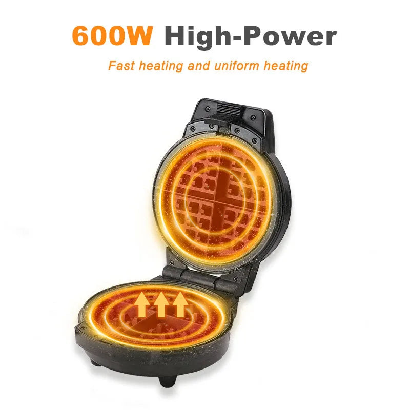 3in1 Breakfast Machine Double side heating Non-stick Grill Sandwich Waffle Maker Cartoon Cake Donut Baking Oven Dessert Toaster
