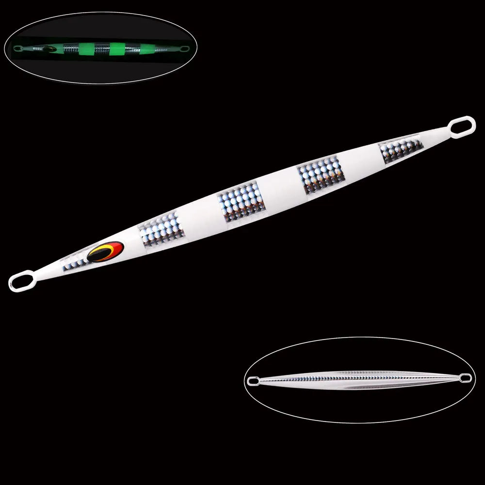 1PC 80g 100g 150g 200g Saltwater Metal Jigs Deep Sea Fishing Lure Vertical Speed Jigs