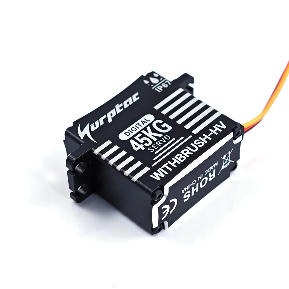 8.4V 35kg 45kg 50kg.cm 76g  Coreless Motor High Torque Servo Steel Gear All CNC Case Waterproof For Helicopter RC Car Model