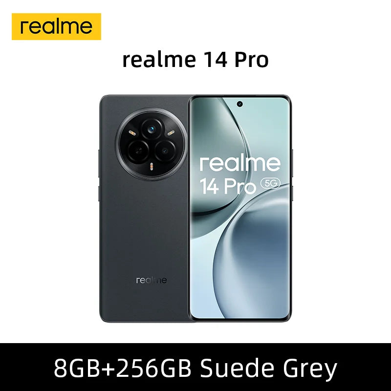 Global Version Realme 14 Pro 5g Smartphone 5g Dimensity 7300 Energy Processor Chipset Sony Imx882 Camera with Ois Screen