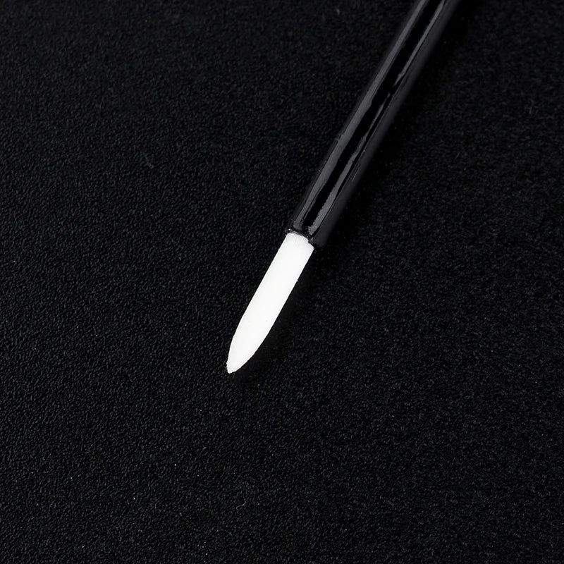 50/100pcs Makeups Eyeliner Brushes Fine Fiber Head Applicator Wand Extensions Cosmetic Brush With Cap Professional Makeup Tools