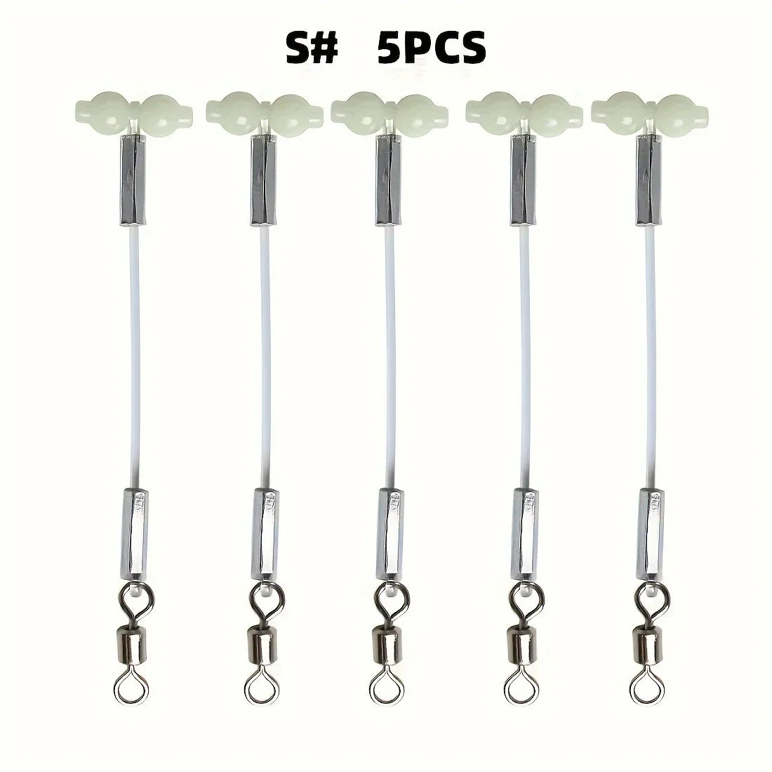 5pcs Luminous Gourd Balance Bracket, Gourd Swivel Connector, Sea Fishing DIY Fishing Group, Fishing Supplies, Fishing Small Acce