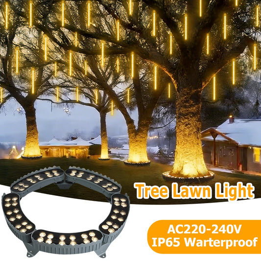 5PCS Outdoor Tree Hugging Lights  IP65 Waterproof LED Wall Washer Aluminum AC220V Lawn Spot Lights for Garden Yard Night Decora