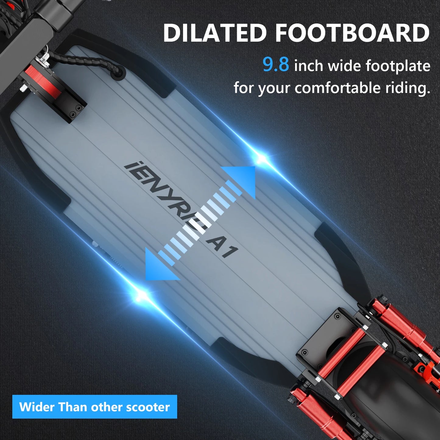 iENYRID A1 Electric Scooter,800W Powerful Motor Max Speed 45KM, Max Mileage 20-30KM New City Mobility E-Scooter 3-7 Days Deliver