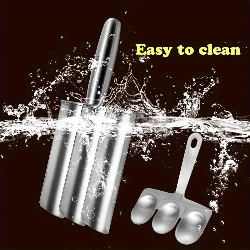 Easy-Release Non-Stick Meatball Maker Set - Manual Meatball Spoon for Effortless Fish Balls-Ideal Kitchen Tool for Home Cooking