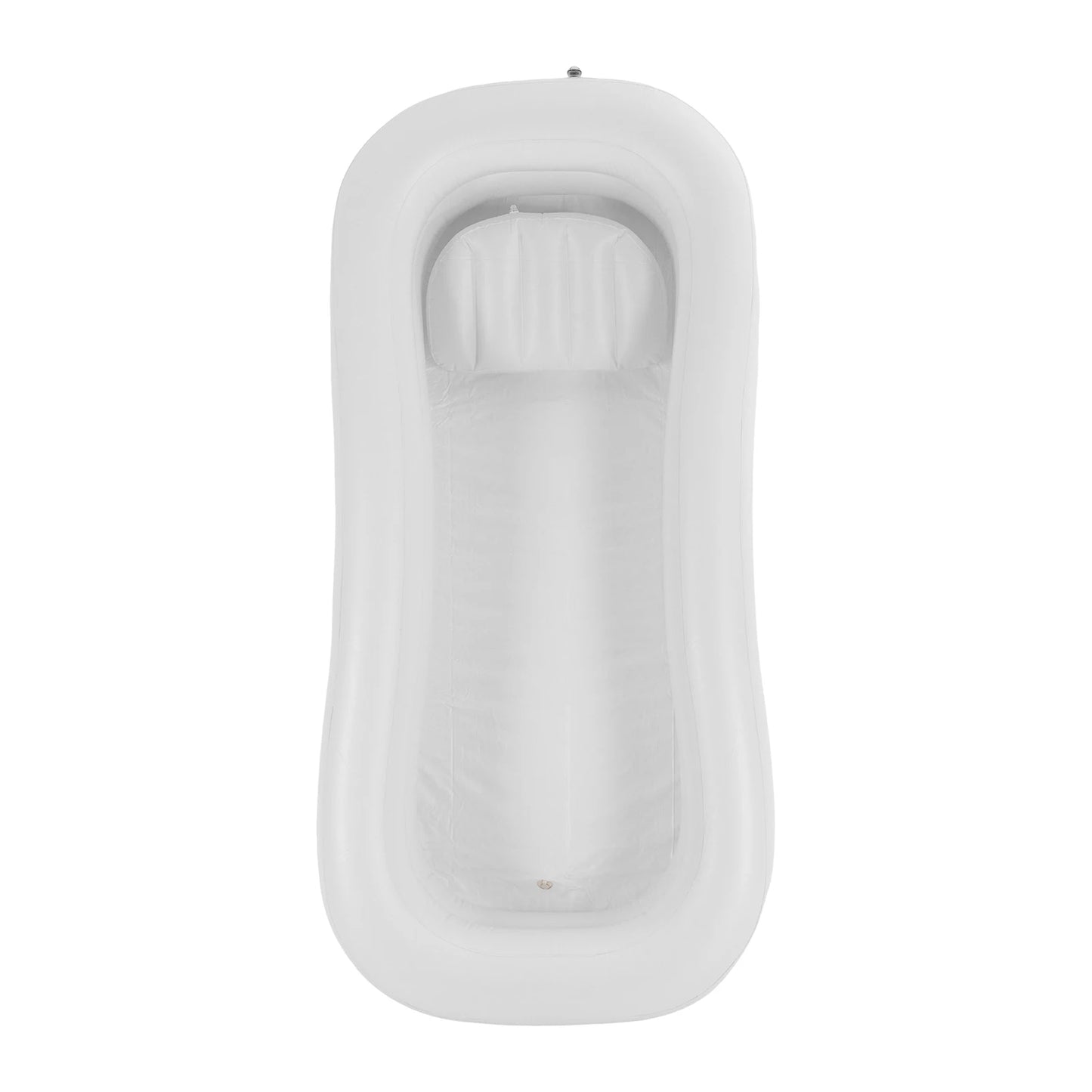 130W 10L Rectangle Portable Air Bathtubs for Adults Double-layer PVC Shower Bathtub with Electric Air Pump