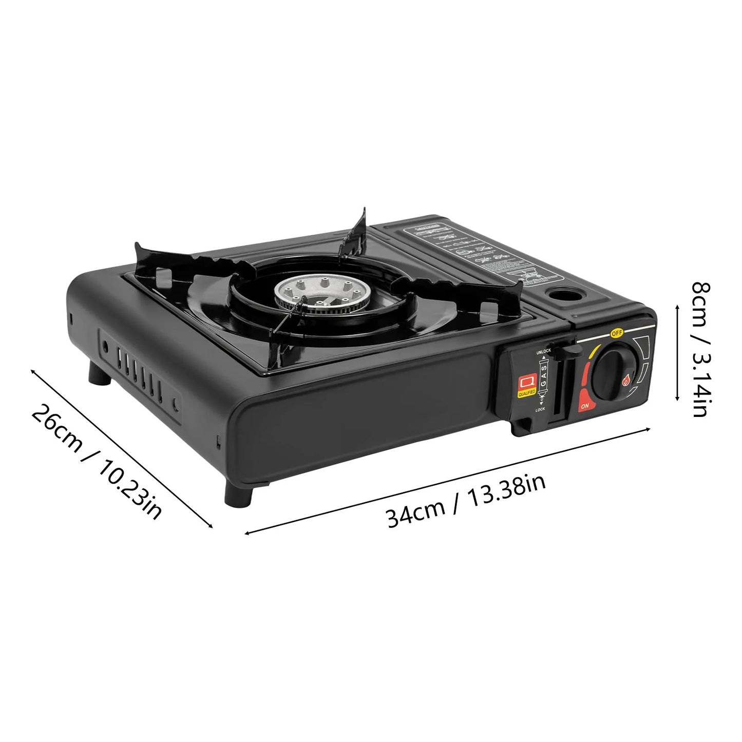 Charcoal Grill Outdoor 2500W - Lightweight 3.53lbs Easy Clean Detachable Parts, Explosion-Proof for Camping Backyard Cooking