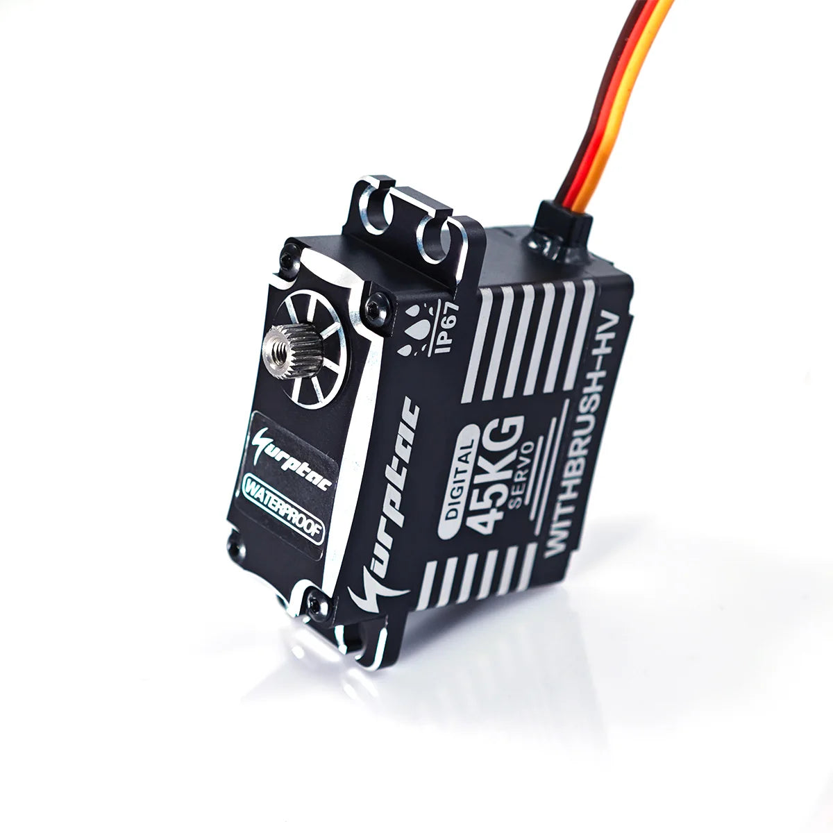 8.4V 35kg 45kg 50kg.cm 76g  Coreless Motor High Torque Servo Steel Gear All CNC Case Waterproof For Helicopter RC Car Model