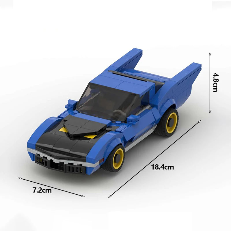 Bricklink Superhero Knight Technical Car Animated Series Batmobiles Tumbler Armored Vehicle Batpod Building Blocks Kid Toys Gift