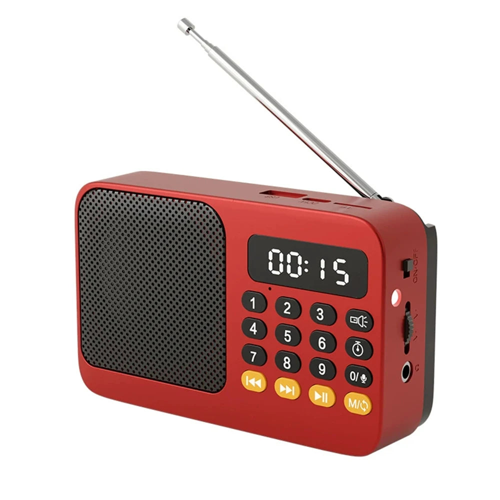 Emergency Weather Radio /AM/FM/WB With 2000mAh Portable Radio Power Bank USB/Solar/Hand Crank Charge,Battery Operated,SOS Alarm
