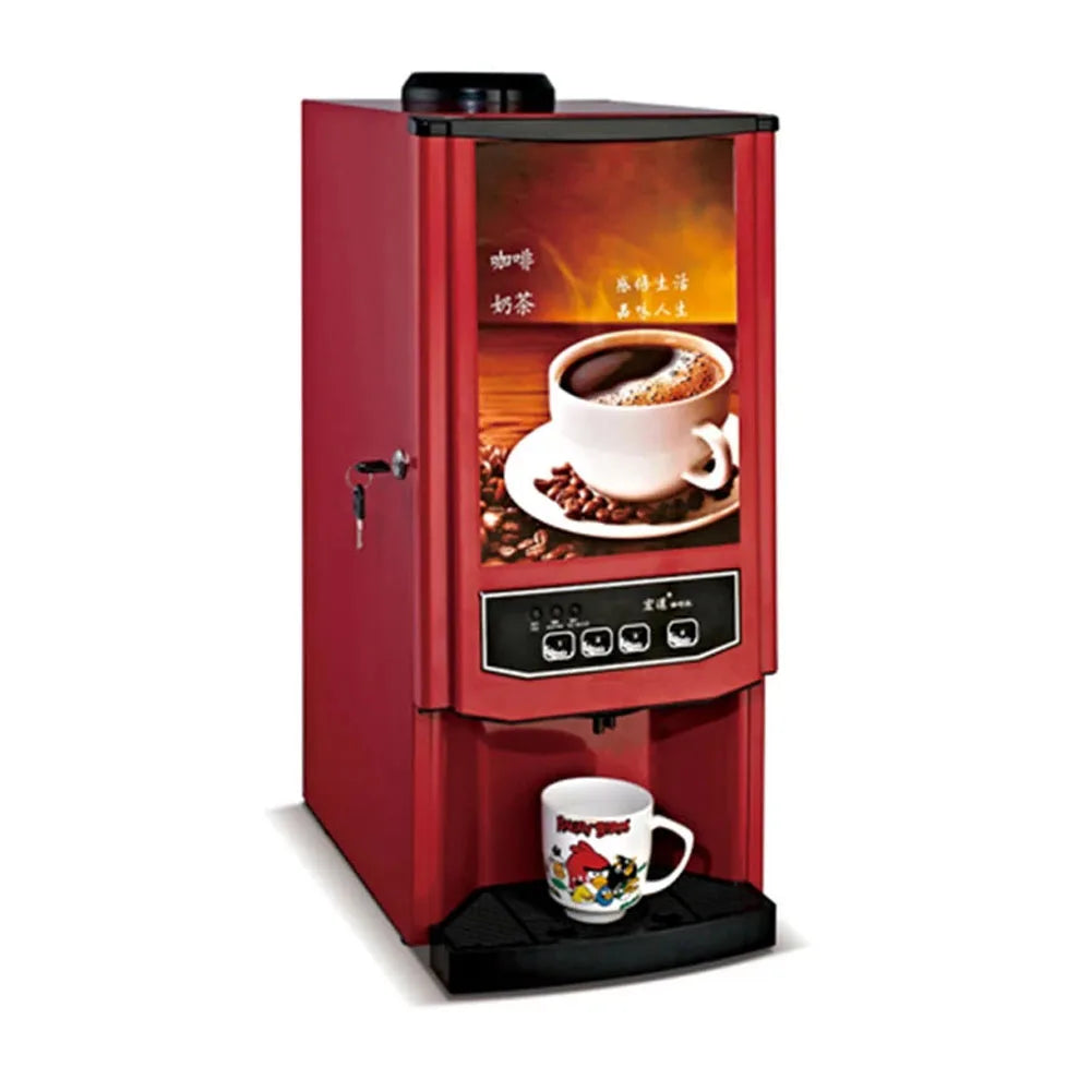 Automatic Coffee Machine 2/3 Tank Commercial Drip Coffee Maker Tabletop Office Juice Tea Coffee Drinks Vending Machine