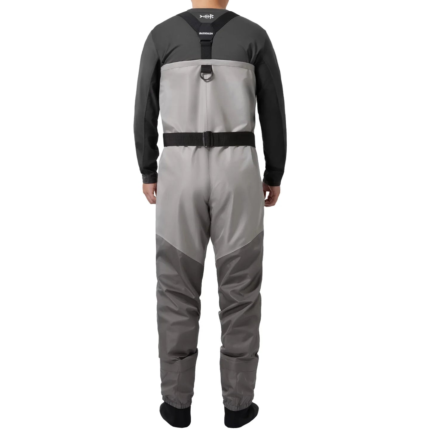 BASSDASH Fishing Wader Lightweight Stocking Foot FW08 Men’s Breathable Waders Waterproof Fly Fishing Chest