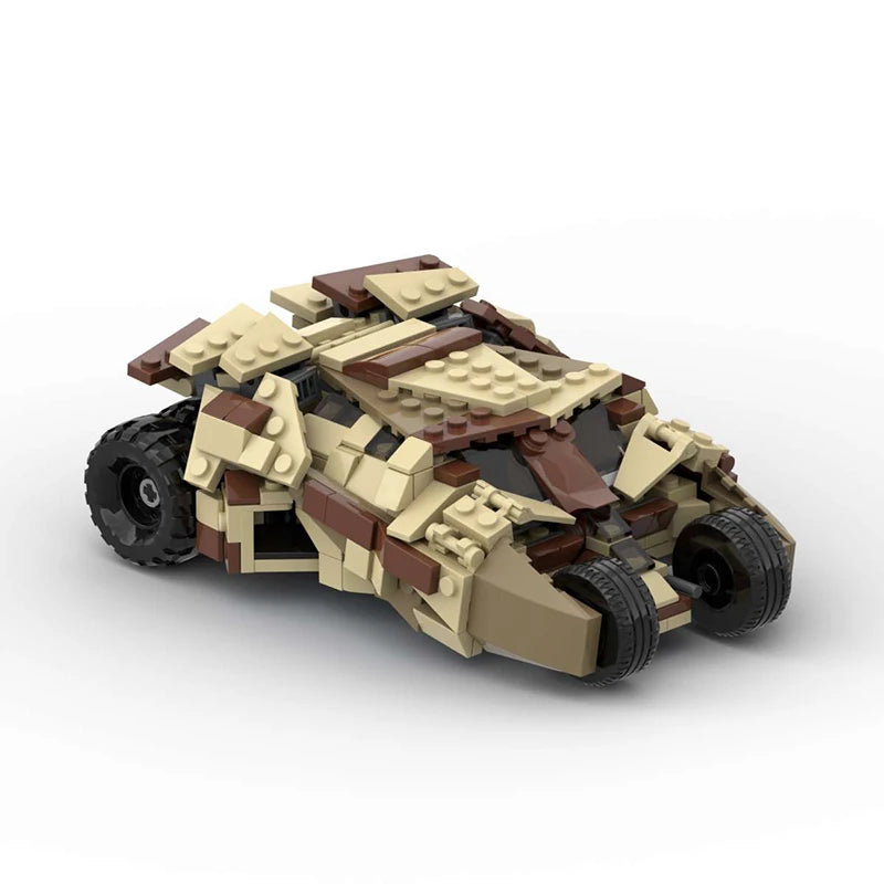Bricklink Superhero Knight Technical Car Animated Series Batmobiles Tumbler Armored Vehicle Batpod Building Blocks Kid Toys Gift