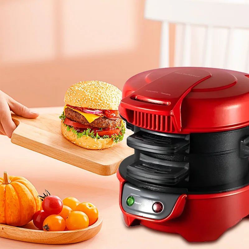 Burger Sandwich Omelette Toaster Maker Breakfast Sandwich Portable Hamburger Maker with Egg Cooker Ring Non Stick for Pancakes