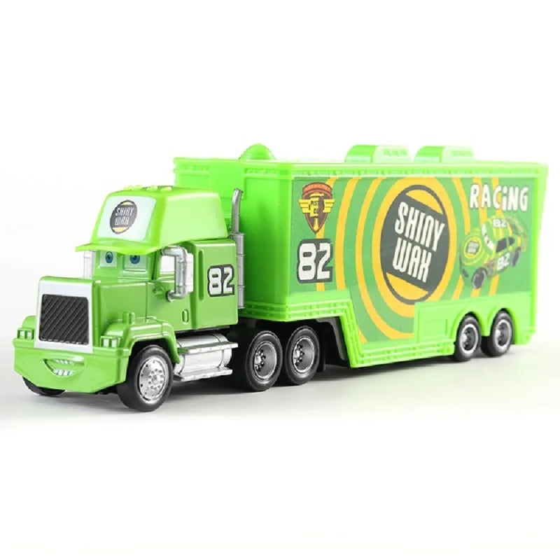 Disney Pixar mack Cars truck Racing 2 3 1 Toy Lightning McQueen Cruz Ramirez diecast Metal trailer Model lorry Children kid Gift