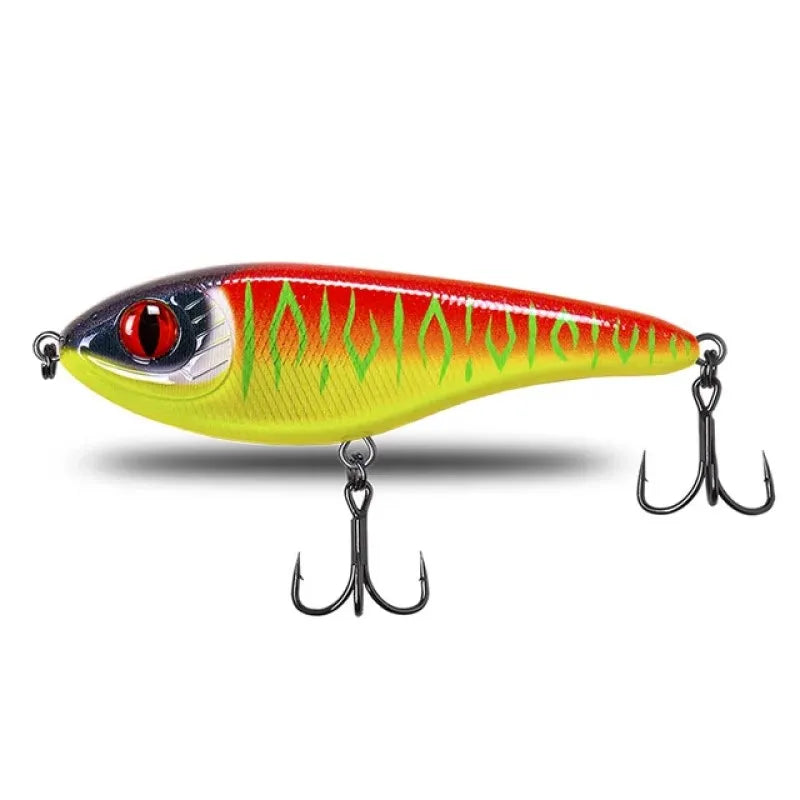 TSUYOKI Musky Jerkbaits Slow Sinking Slider Lures 90mm/105mm Loud Sound Crankbaits Westin Lure Jerkbait Fishing for Pike Walleye
