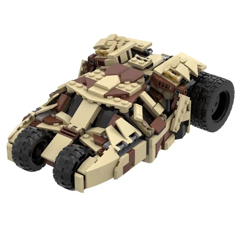 Bricklink Superhero Knight Technical Car Animated Series Batmobiles Tumbler Armored Vehicle Batpod Building Blocks Kid Toys Gift