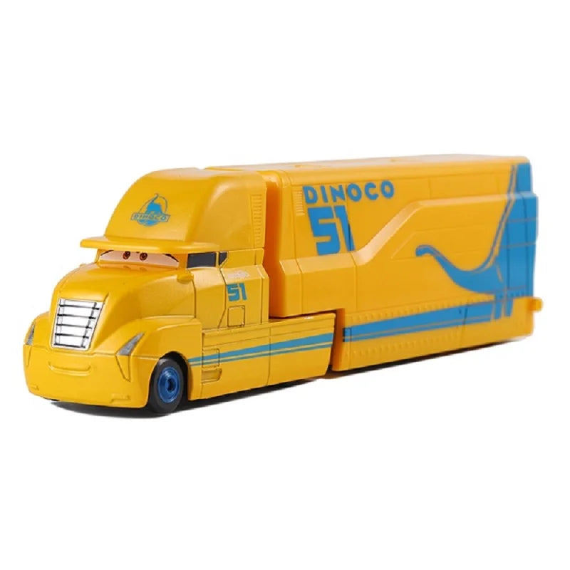 Disney Pixar mack Cars truck Racing 2 3 1 Toy Lightning McQueen Cruz Ramirez diecast Metal trailer Model lorry Children kid Gift