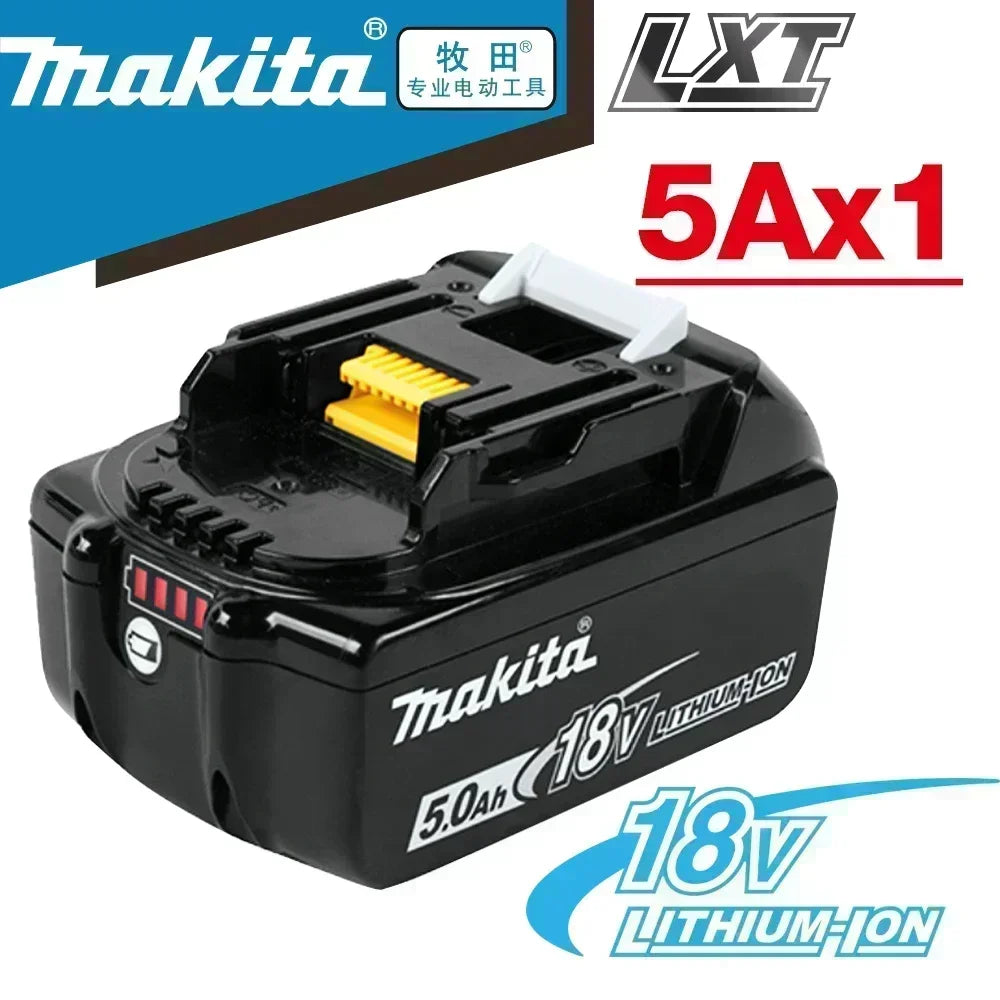 18V Makita Genuine Battery, LED Display Rechargeable Tool Battery for Makita LXT Series Power Tool Battery & Charger