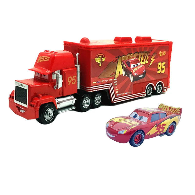 Disney Pixar Cars 3 Toy Lightning Mcqueen Jackson Storm Cruz Ramirez Hudson Mack Truck Car 2 Chick Hicks dinoco racer kids gift