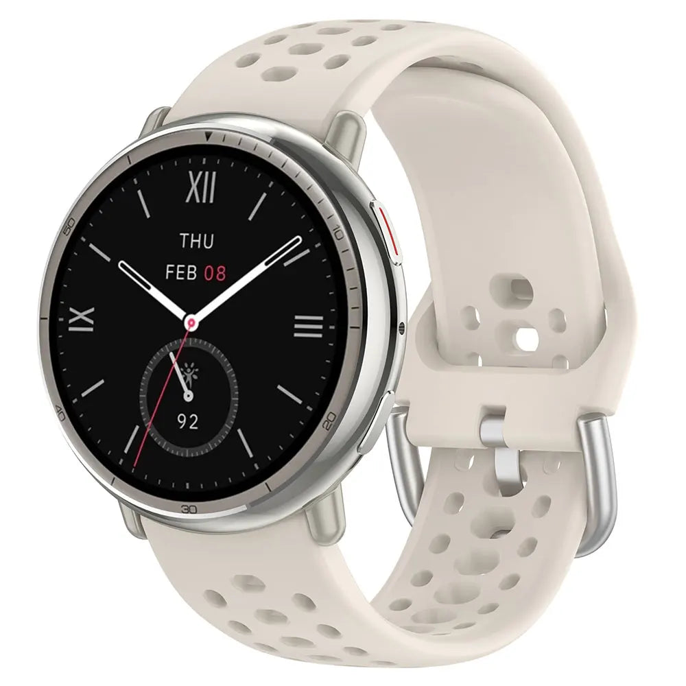 Original Silicone Watchband For Huami Amazfit Active 2 Sport Strap Breathable Bracelet Correa Amazfit Active2 Square Accessories