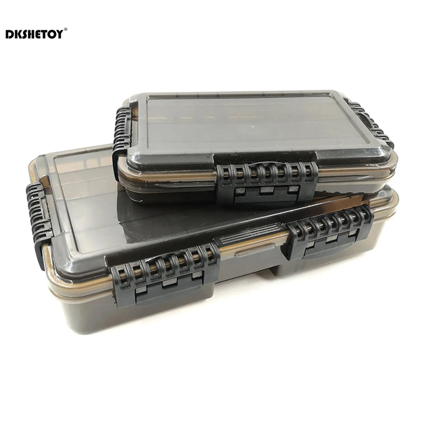 Fishing Tackle Boxes Organizer Waterproof Lure Box with Removable Dividers for Lines Hooks Small Fishing Accessories