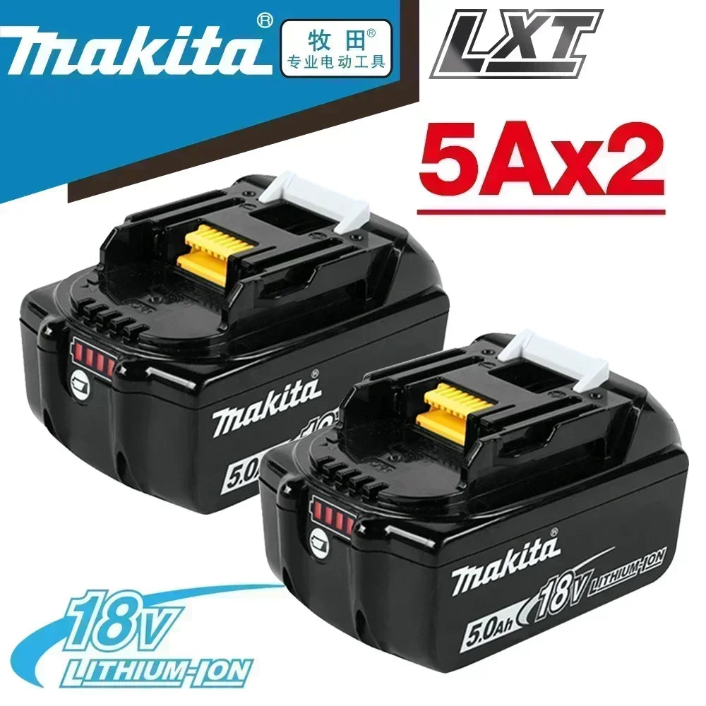 18V Makita Genuine Battery, LED Display Rechargeable Tool Battery for Makita LXT Series Power Tool Battery & Charger