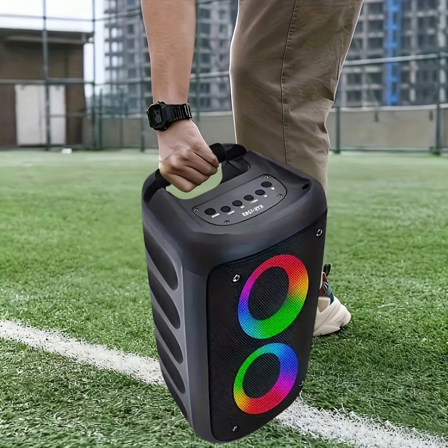 JBi Boombox 1/2/3 Speaker Handle Protector | Non-Slip Grip, Durable Textile Material,Compatible with JBi Boombox 1/2/3 Speakers