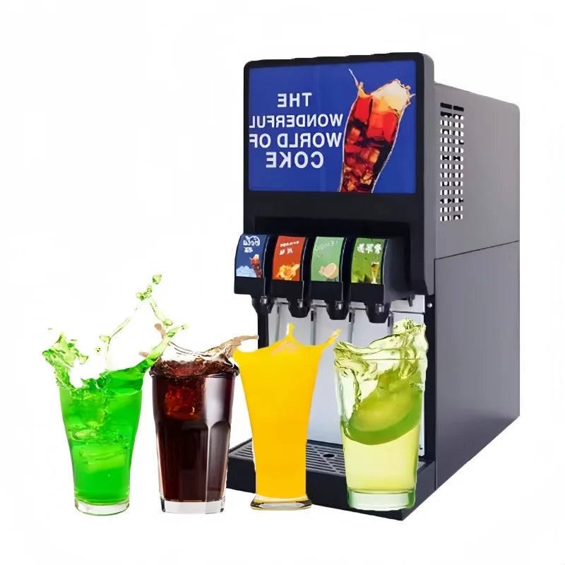 2 3 4 5 6 drinks Commercial 2 3 4 5 6 Flavors Carbonated Beverage Fountain Soda Machines / post mix soda dispenser