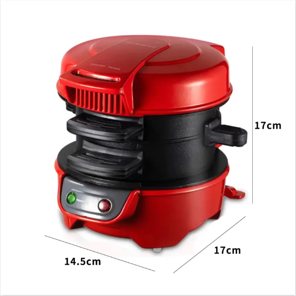 Burger Sandwich Omelette Toaster Maker Breakfast Sandwich Portable Hamburger Maker with Egg Cooker Ring Non Stick for Pancakes