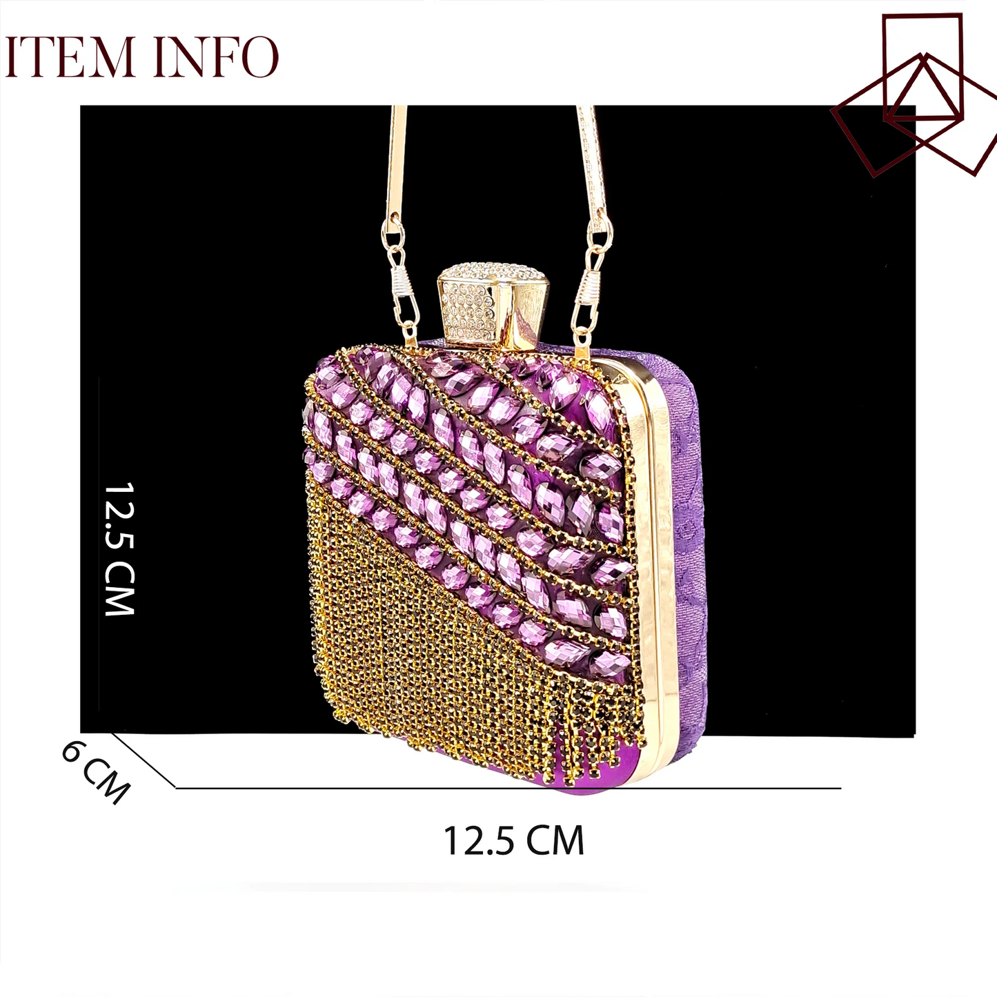 Shiny Purple Color Shoes and Bag Elegant Handbags and Medium Heel Shoes Beautiful Handmade shoes For Wedding Party