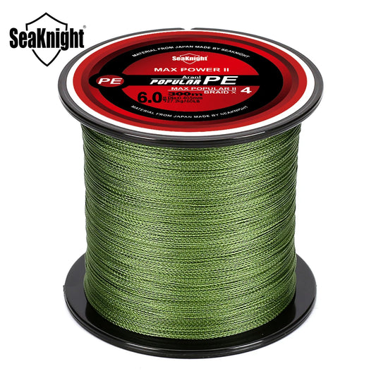 SeaKnight Brand 4 Strands Braided Fishing Line 8-100LB Multifilament PE Wire 300M 500M 1000M Freshwater Saltwater Fishing Pesca