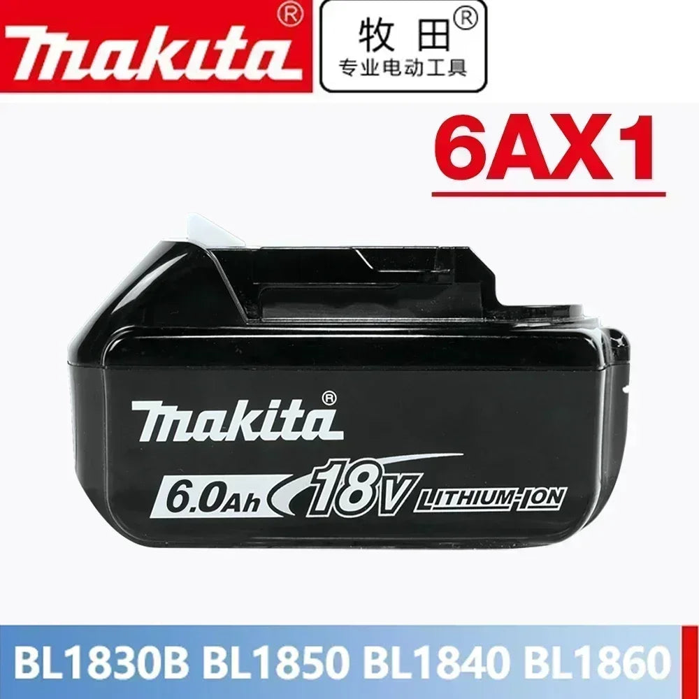 18V Makita Genuine Battery, LED Display Rechargeable Tool Battery for Makita LXT Series Power Tool Battery & Charger
