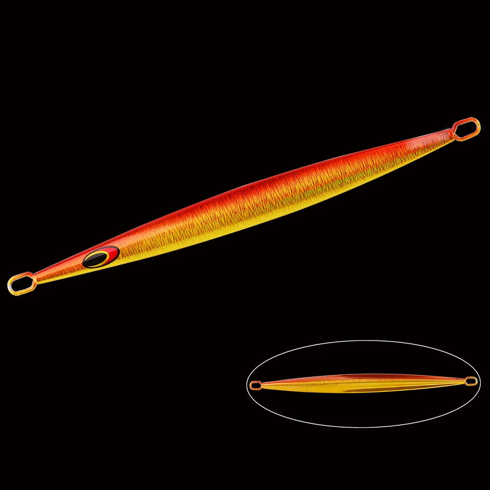 1PC 80g 100g 150g 200g Saltwater Metal Jigs Deep Sea Fishing Lure Vertical Speed Jigs