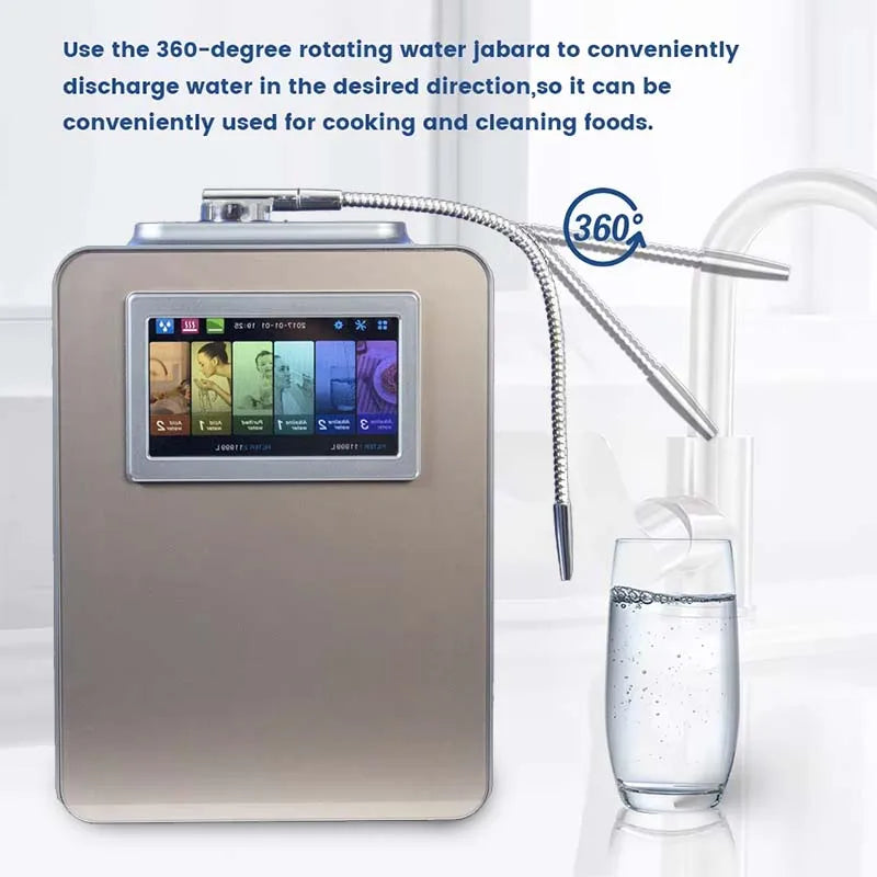 Wholesale PH 2.5-11.2 Platinum Coating 11 Plates Alkaline Water Ionizer Water Treatment Appliances Japan Kangen Water Dispenser