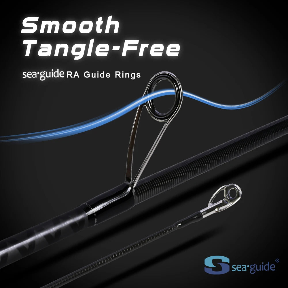 MIFINE JIG SMART SPIN Spinning Rod, Zander Fishing Rods, Lure Weight 4-18g/10-38g/20-70g, Saltwater Freshwater 2.44M/2.56M