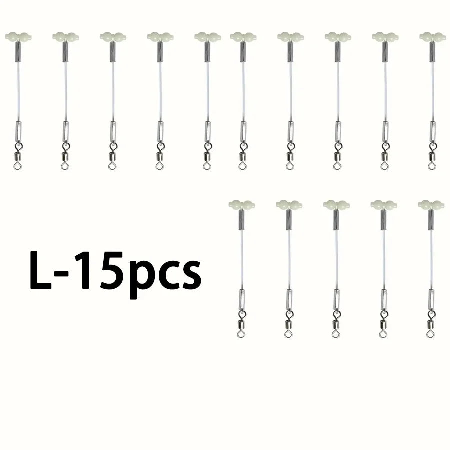 5pcs Luminous Gourd Balance Bracket, Gourd Swivel Connector, Sea Fishing DIY Fishing Group, Fishing Supplies, Fishing Small Acce